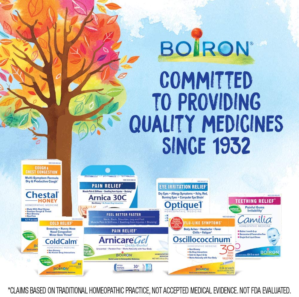 Boiron Coldcalm 60 Meltaway Tablets Homeopathic Medicine for Cold Relief