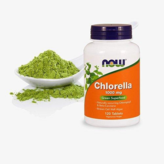 NOW Supplements, Chlorella 1000 mg with Vitamin C, Iron and Protein, 120 Tablets