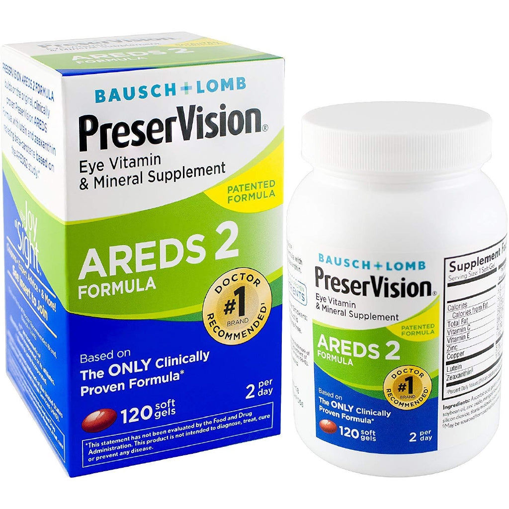PreserVision AREDS2 Vitamin & Mineral Supplement 120SoftGels