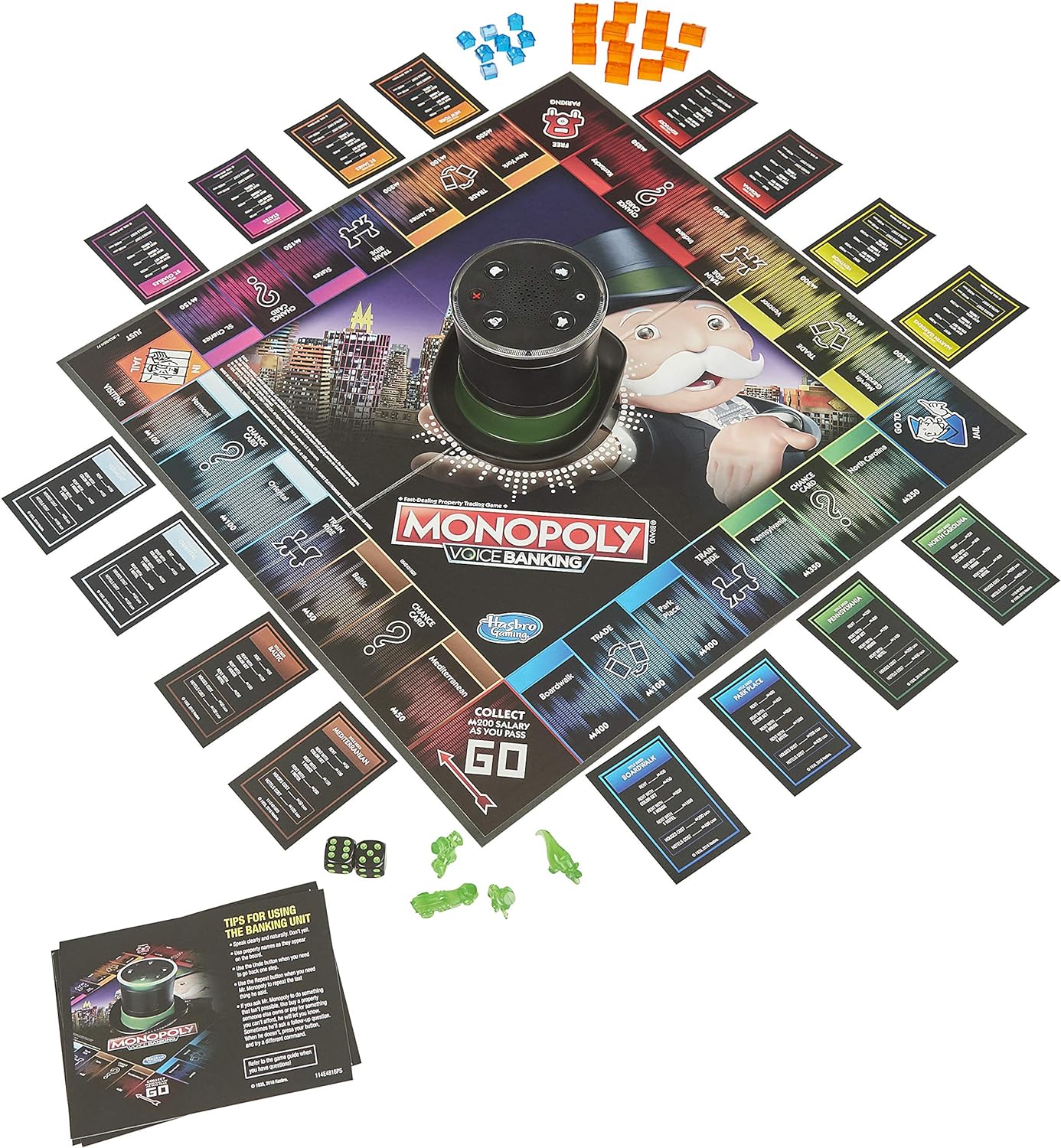 Hasbro Gaming Monopoly Voice Banking Electronic Family Board Game