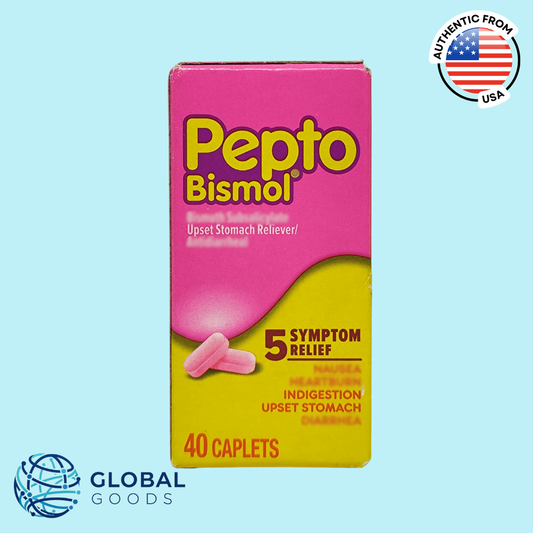 Pepto Bismol Upset Stomach Reliever, 40 Caplets
