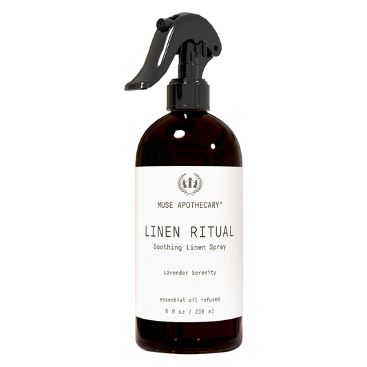 Muse Apothecary Linen Ritual Spray Lavender Serenity, 8 oz / 236 ml