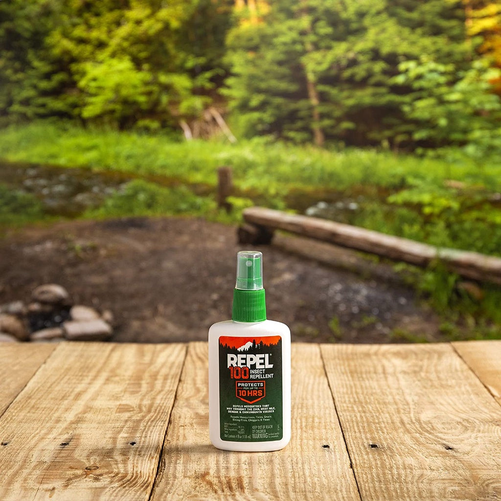 Repel 100 Insect Repellent Spray Protect up to 10 HRS, 4 fl.oz / 118ml