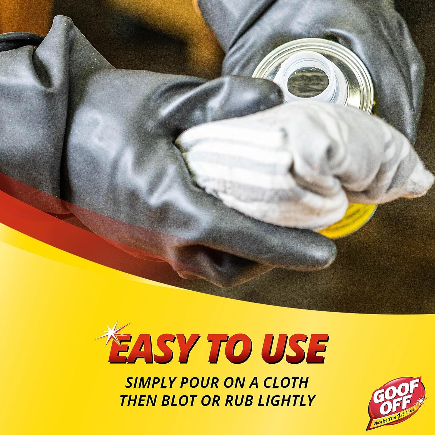 Goo Off Pro Strength Paint, Adhesive, Asphalt Remover 6 fl oz / 177ml