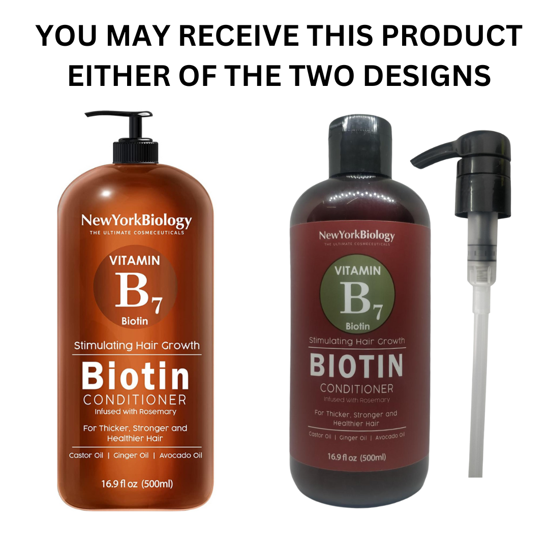 New York Biology Biotin Conditioner for Hair Growth and Thinning Hair - 16.9 fl Oz