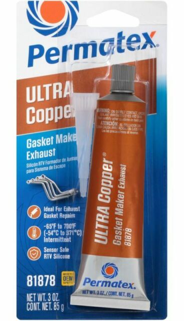 Permatex Ultra Copper Gasket Maker Exhaust, 3 oz. / 85g (81878)