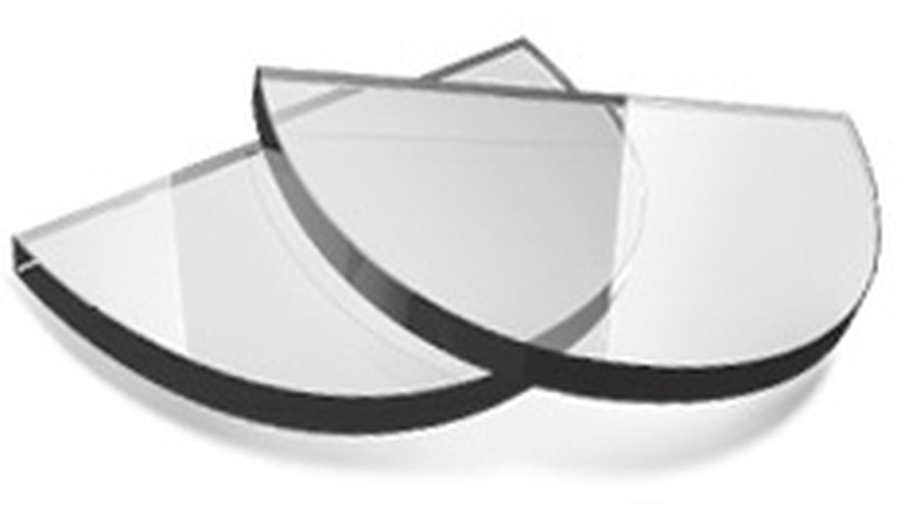 Hydrotac Optx 20/20 Stick On Magnification Reusable Bifocal Lenses, +1.75 Diopter