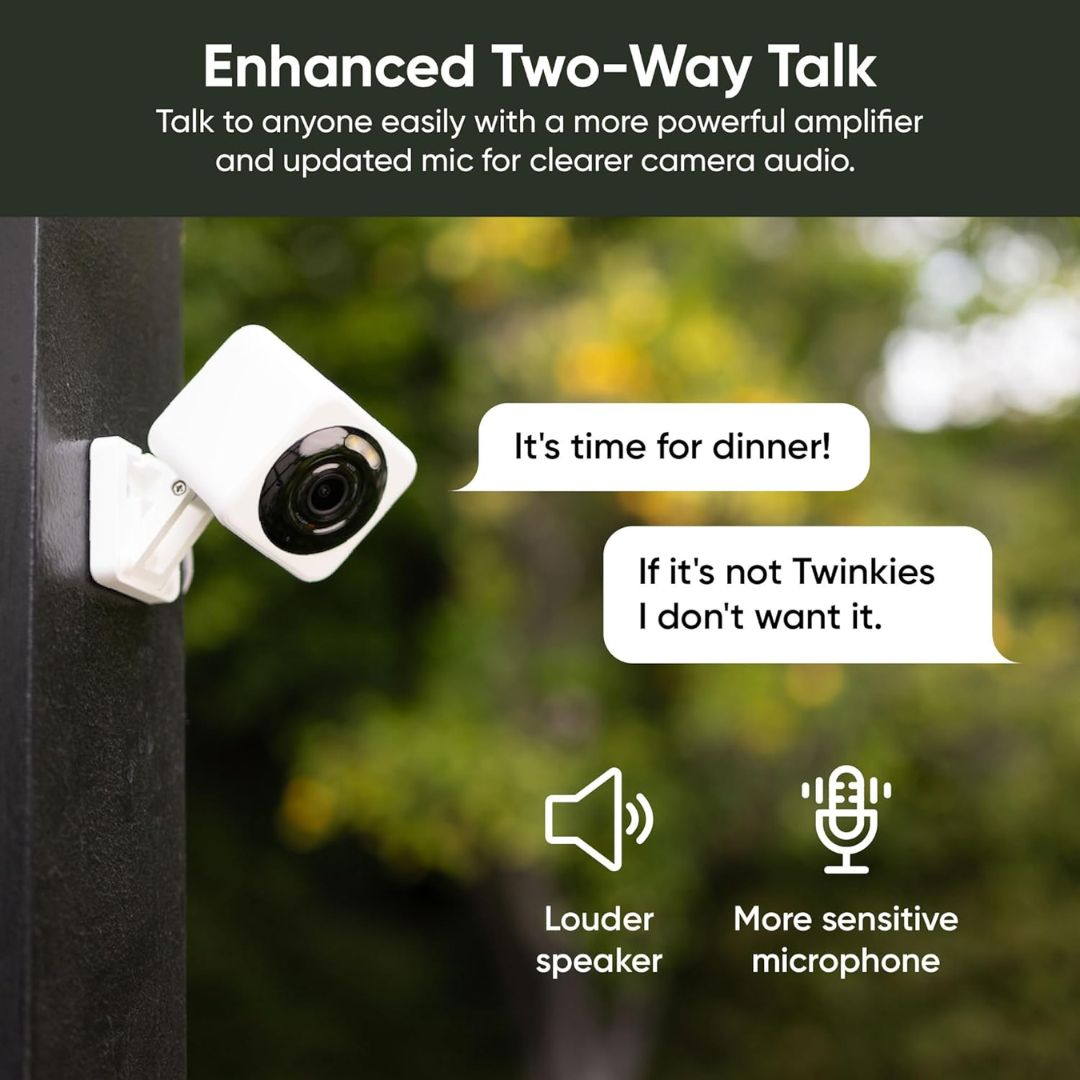 Wyze Cam V4 2.5K AI Indoor/Outdoor Security Camera with Color Night Vision - WYZEC4