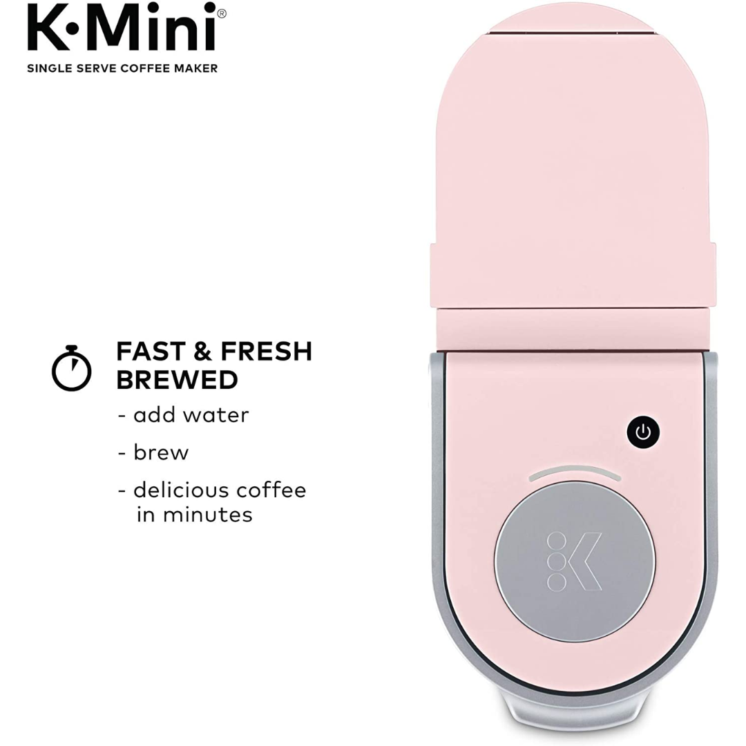 Keurig K-Mini Single Serve Coffee Maker K-Cup Brewer Dusty Rose, 6–12 oz
