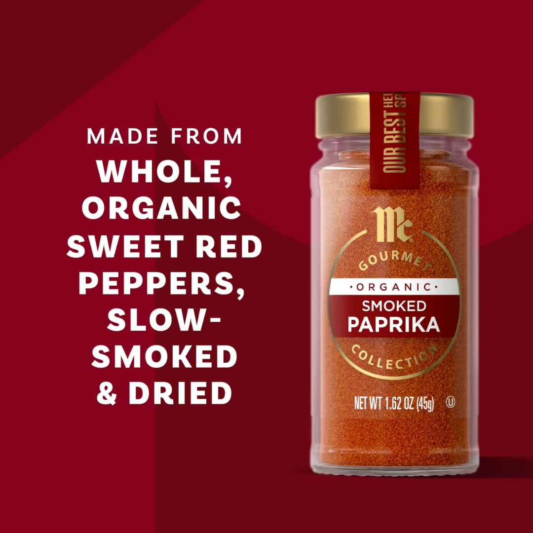 McCormick Gourmet Organic Smoked Paprika, 1.62 oz / 45 g