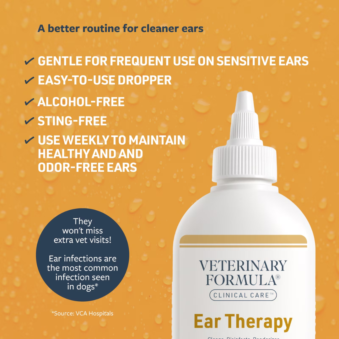 Veterinary Formula Clinical Care Ear Therapy for Dogs & Cats, 8 oz / 237 ml