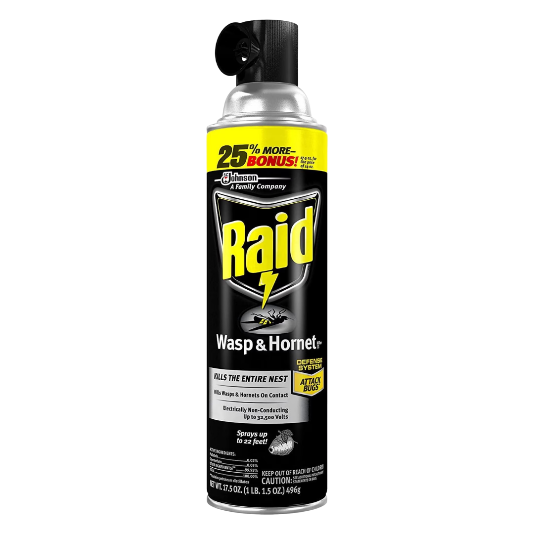 Raid Wasp & Hornet Killer Spray, 17.5 oz / 496 g