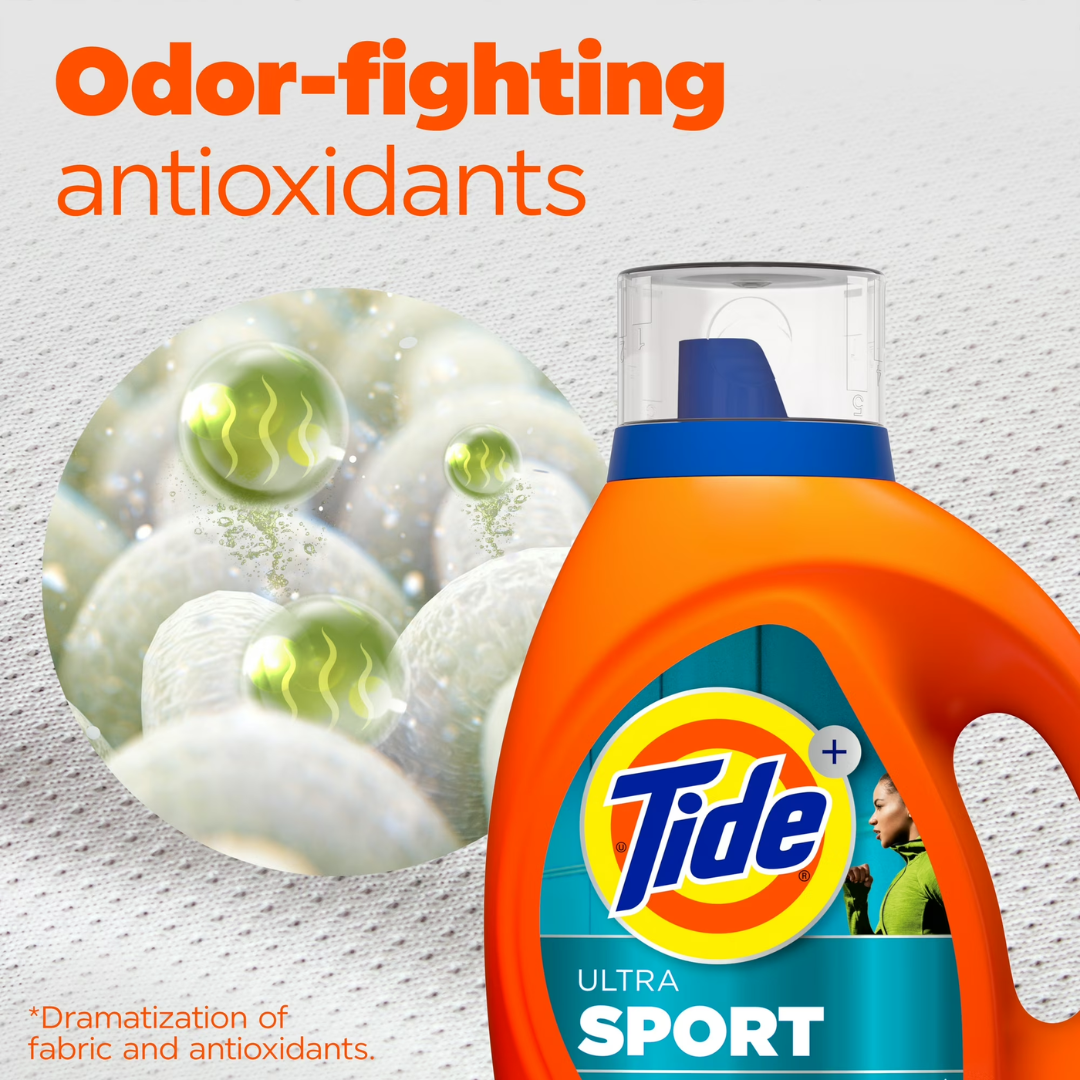 Tide Ultra Sport Liquid Laundry Detergent 83 Loads, 3.46 L / 117 oz