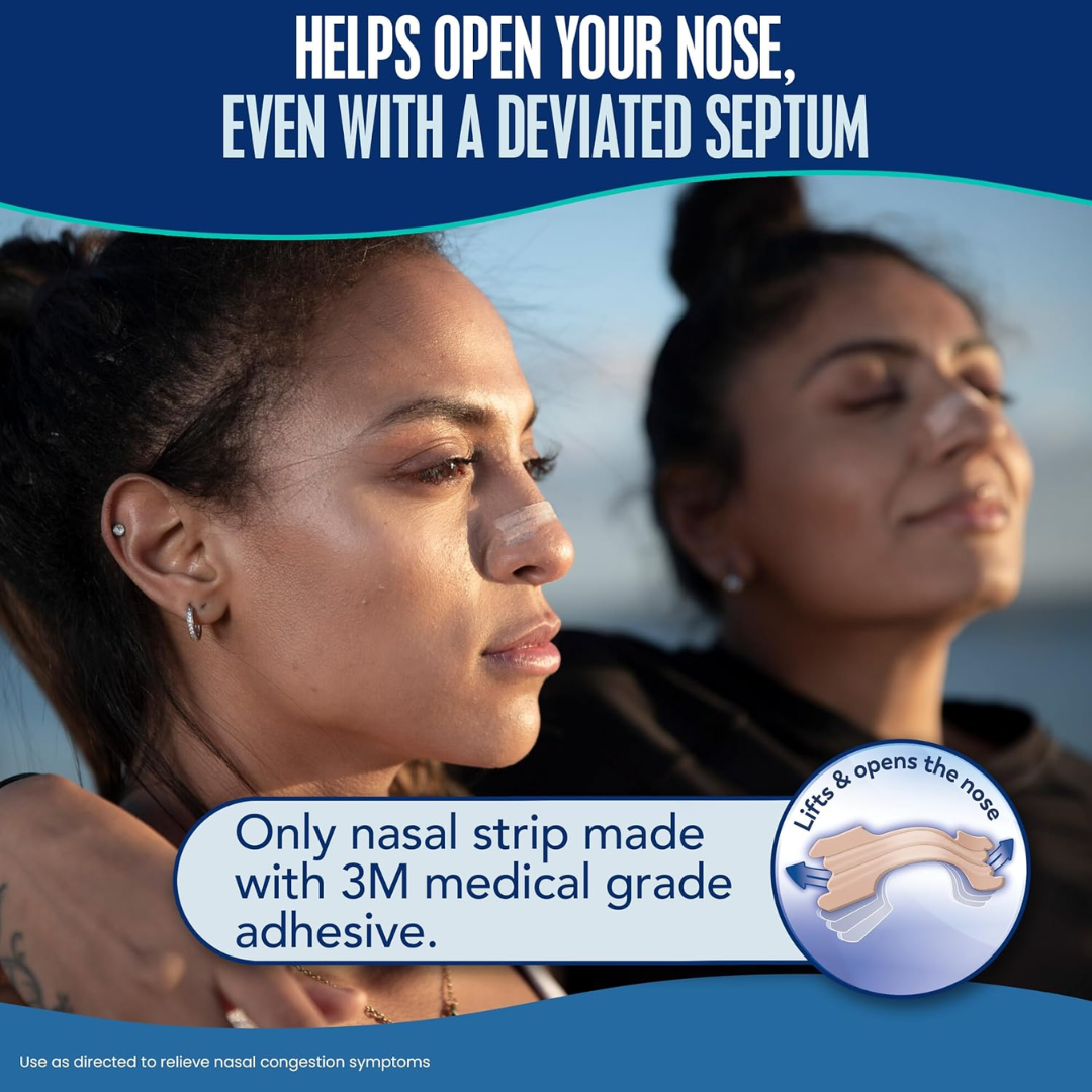 Breathe Right Nasal Strips, 30 Large Tan Strips