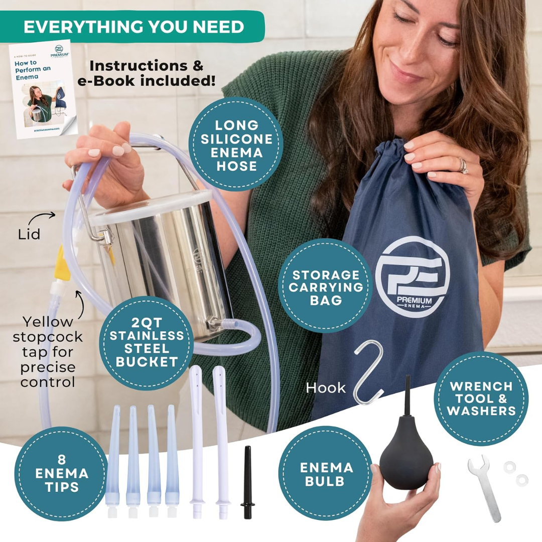 Premium Enema Bucket Kit