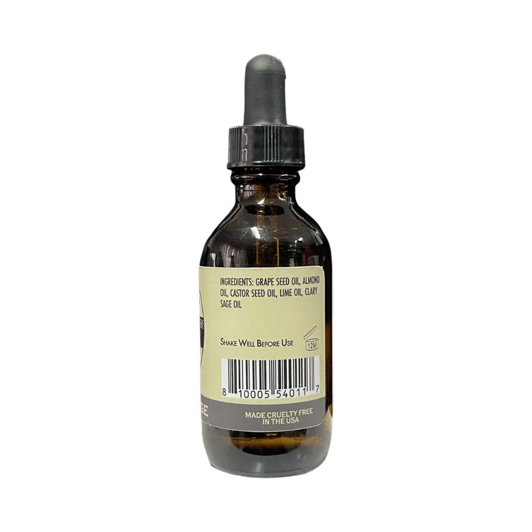 Mountaineer Brand Beard Oil Lime & Sage Scent, 2 oz / 60 ml