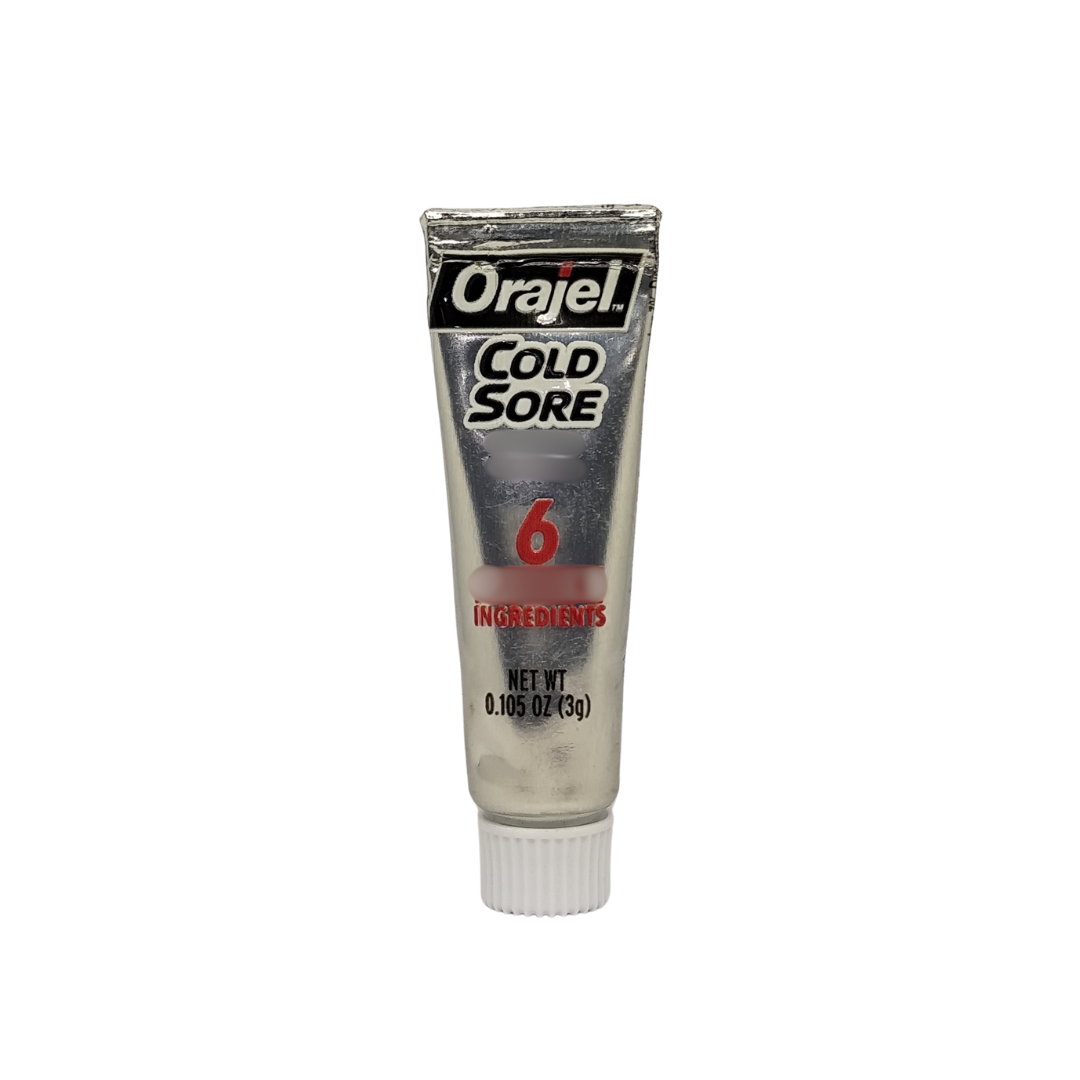 Orajel Cold Sore Cream, 0.105 oz. / 3 g