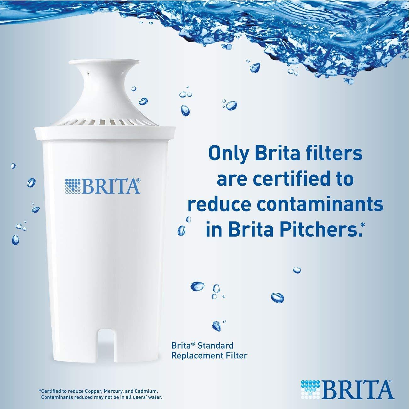 Brita Pitcher Replacement Filter 3 Standard Pitcher Filters