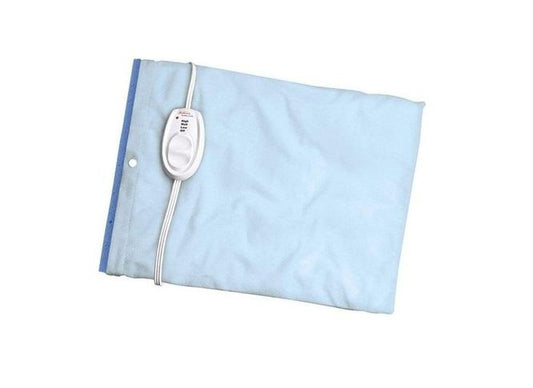Sunbeam Moist / Dry Heat Heating Pad, 12'' X 15'', Light Blue