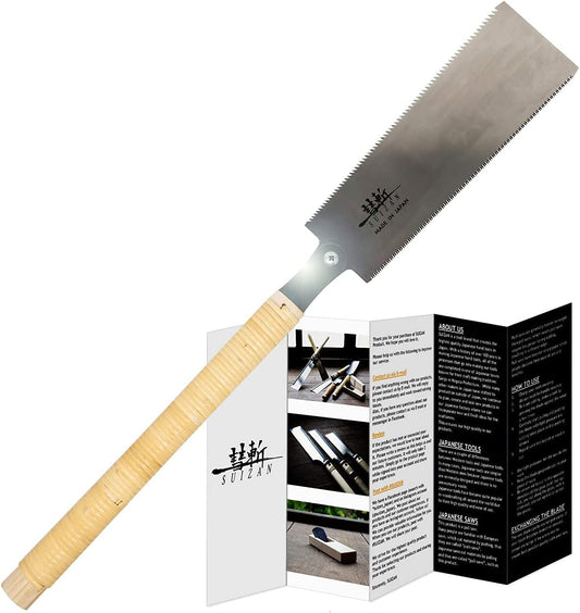 Suizan Japanese Pull Saw Hand Saw - 9.5 Inch