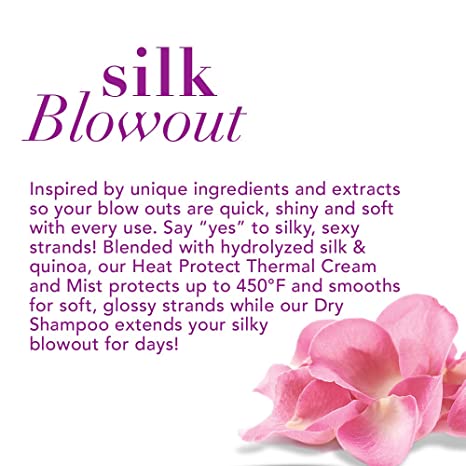 OGX Protecting + Silk Blowout Quick Drying Thermal Spray 177 ml