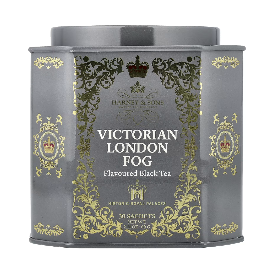 Harney & Sons Victorian London Fog Flavoured Black Tea 30 Sachets, 2.11 oz / 60 g