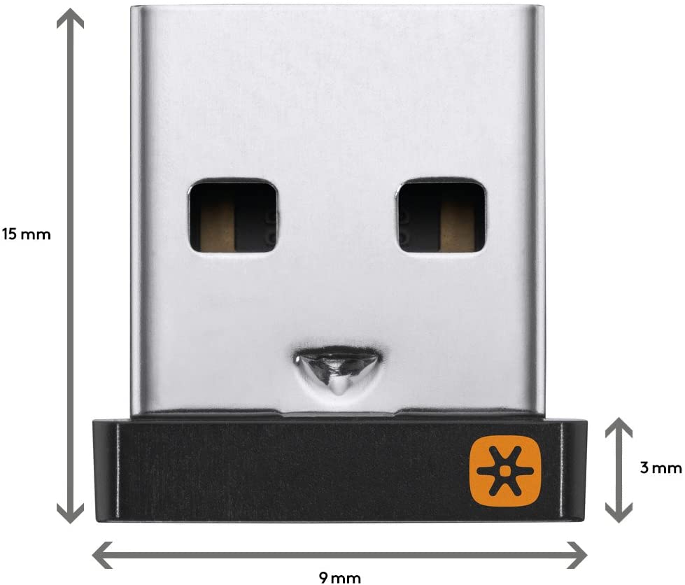 Logitech USB Unifying Receiver, 2.4GHz, 910-005933