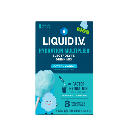 Liquid IV Hydration Multiplier + Energy Electrolyte Drink Mix Cotton Candy 64g / 2.25oz