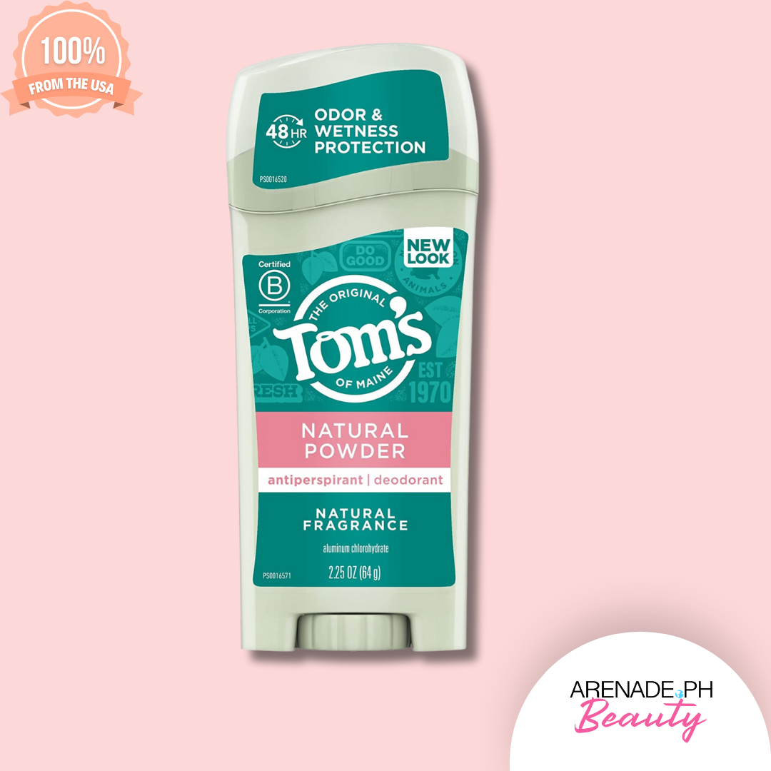 Tom's of Maine Natural Powder, Antiperspirant Deodorant For Women, 2.25 oz. / 64g PACKAGING MAY VARY