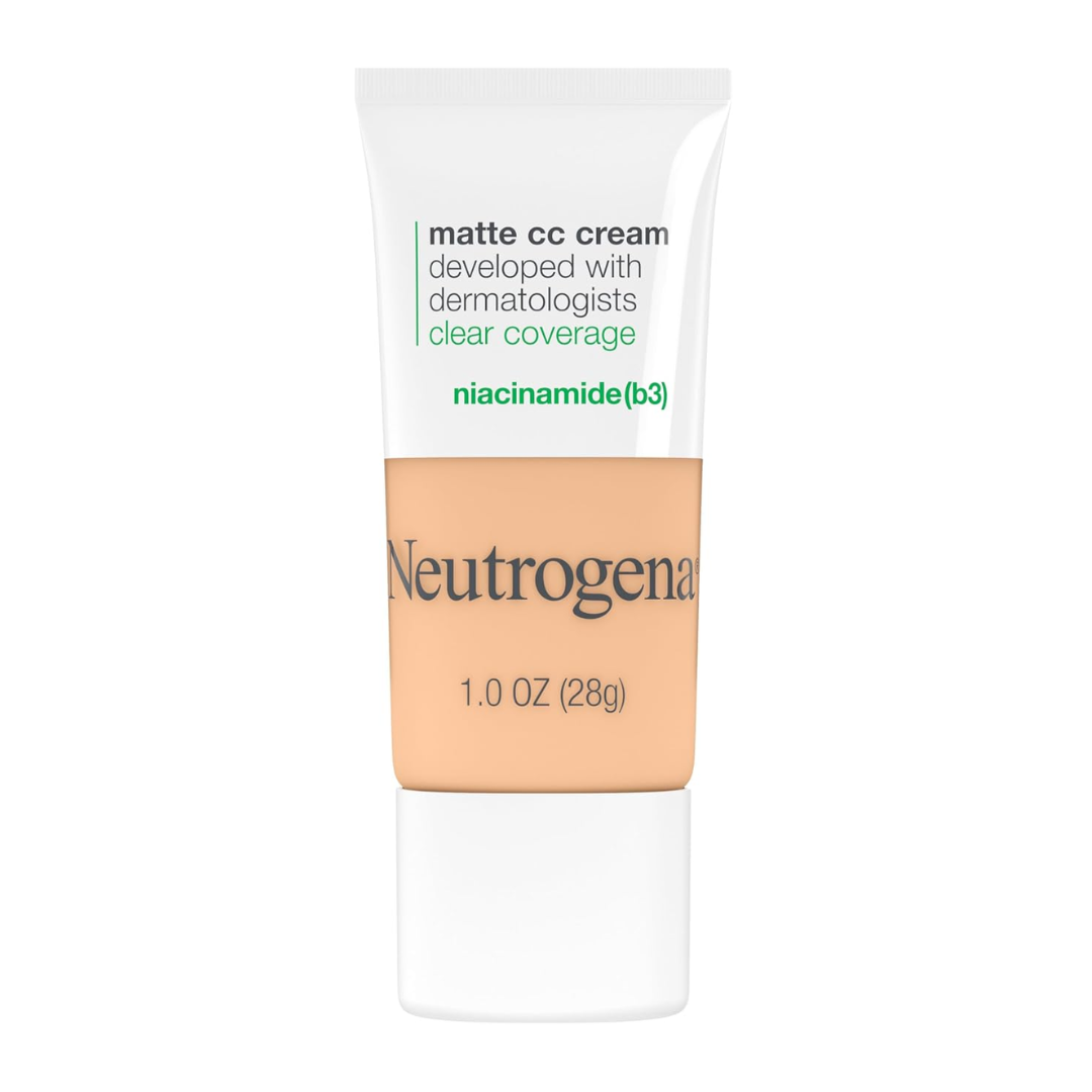 Neutrogena Matte CC Cream Clear Coverage, 1.0 oz / 28 g