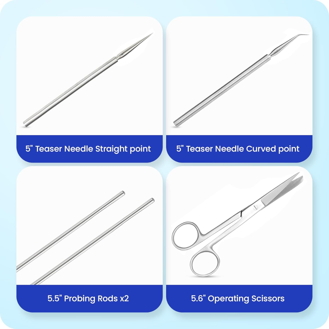 Core Flex Biology Lab Dissection Tool Set Stainless Steel, 38 Count