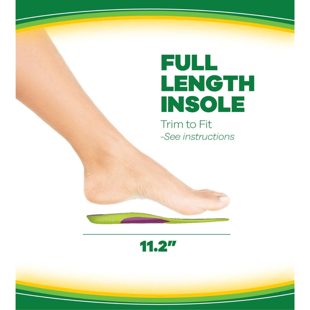 Dr. Scholl’s Athletic Series Fitness Walking Insoles Women’s Size 6-10, One Pair