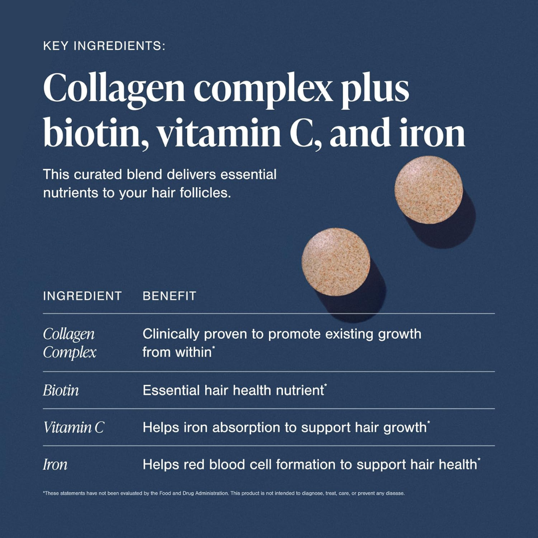 Viviscal Hair Growth Supplement for Women, 60 Tablets
