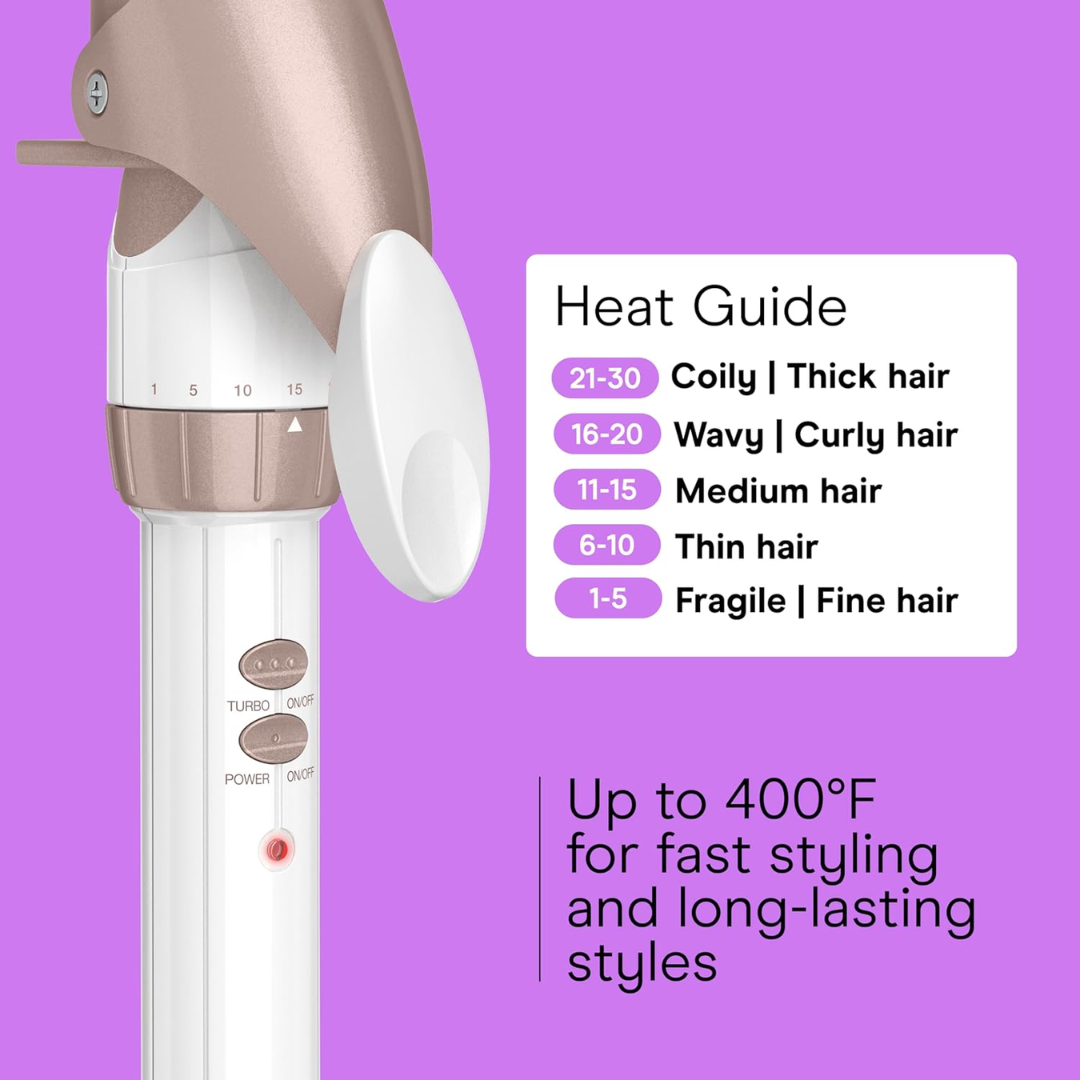 ConAir Double Ceramic 1 1/2 Inch Curling Iron, Dual Voltage