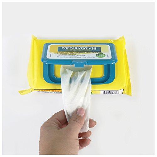Preparation H Flushable Medicated Hemorrhoid Wipes, Maximum Strength Relief with Witch Hazel 48 Count (PACKAGING MAY VARY)