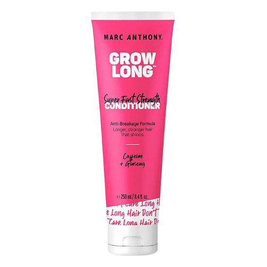 Marc Anthony Grow Long Super Fast Strength Conditioner Anti-Breakage Formula with Caffeine + Ginseng, 8.4 fl.oz / 250ml