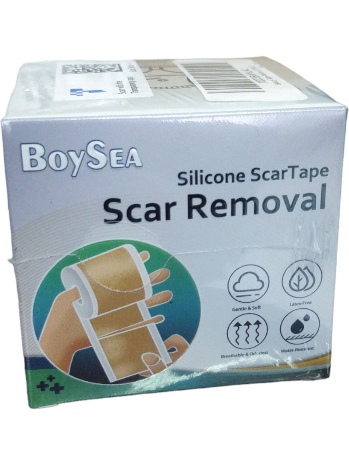BoySea Silicone Scar Sheets Roll Size 1.6" x 150" / 4cmX3.8cm
