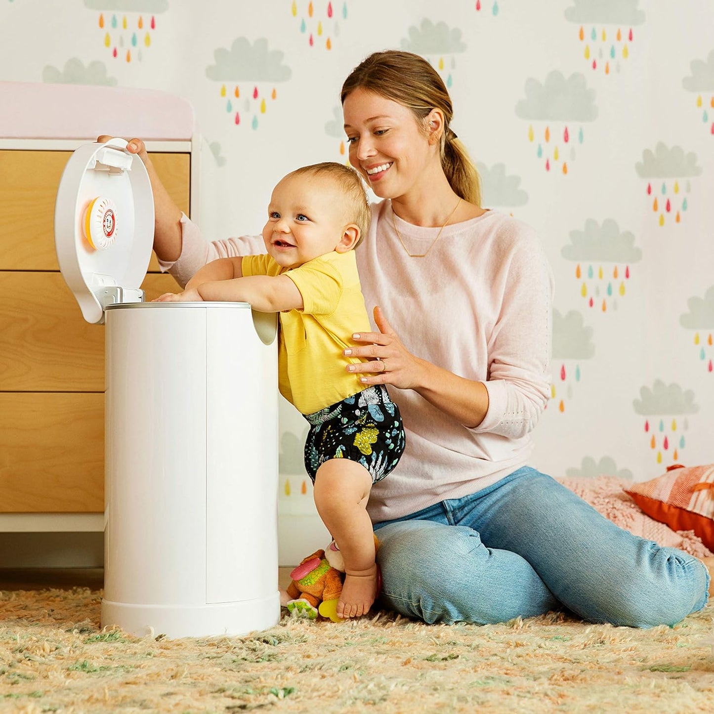 Munchkin 7-Later Odor Control Diaper Pail Refill Lavender Scent (20 Refills, 600 Diapers)
