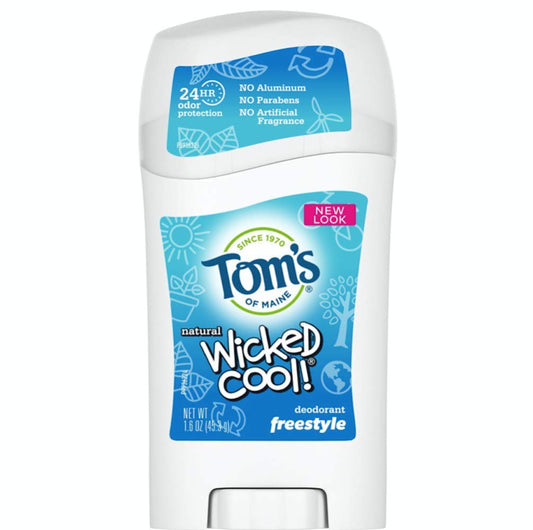 Tom's of Maine Natural Wicked Cool Deodorant Freestyle, 45.3 g / 1.6 oz