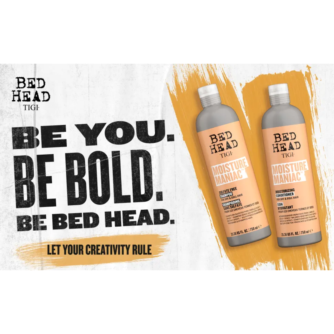 TIGI Bed Head Moisture Maniac for Dry & Dull Hair, 25.36 oz / 750 ml