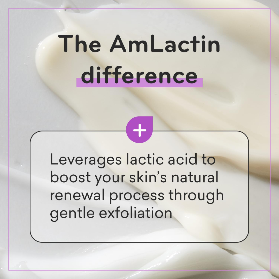 AmLactin Ultra Smoothing Exfoliating + Hydrating AHA Cream, 4.9 oz / 140 g