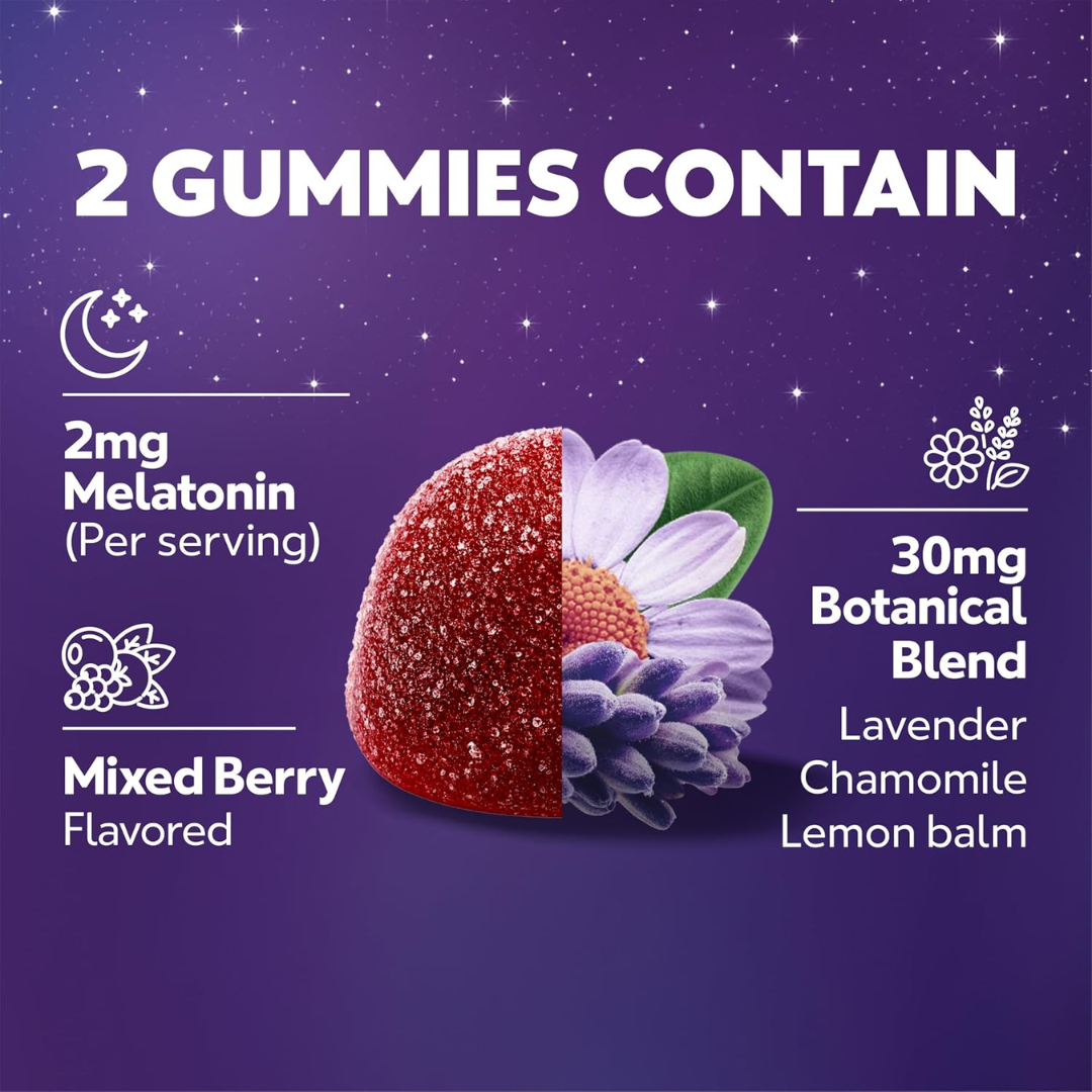 ZzzQuil Melatonin Wild Berry Flavored, 48 Gummies
