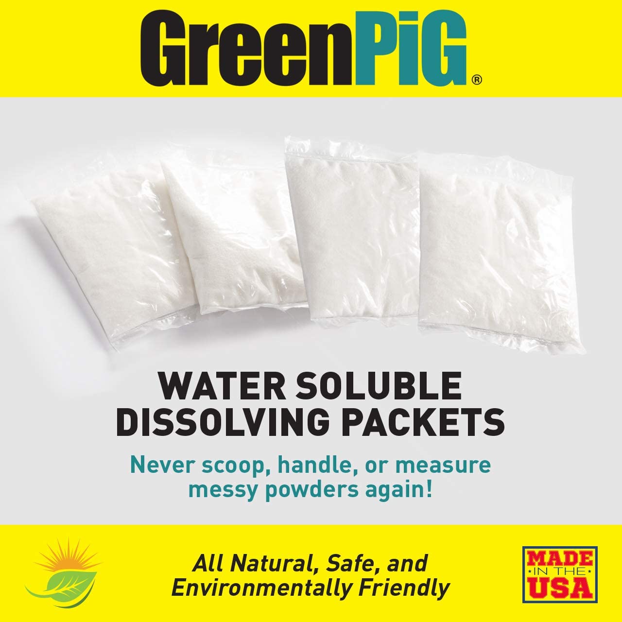 GreenPig Live Septic Tank Treatment Contains Billions of Micro-Organisms, 4 oz. / 113g