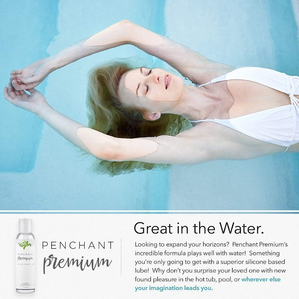 Penchant Premium Personal Lubricant for Sensitive Skin, Silicone Based for Women and Men (4 fl oz)