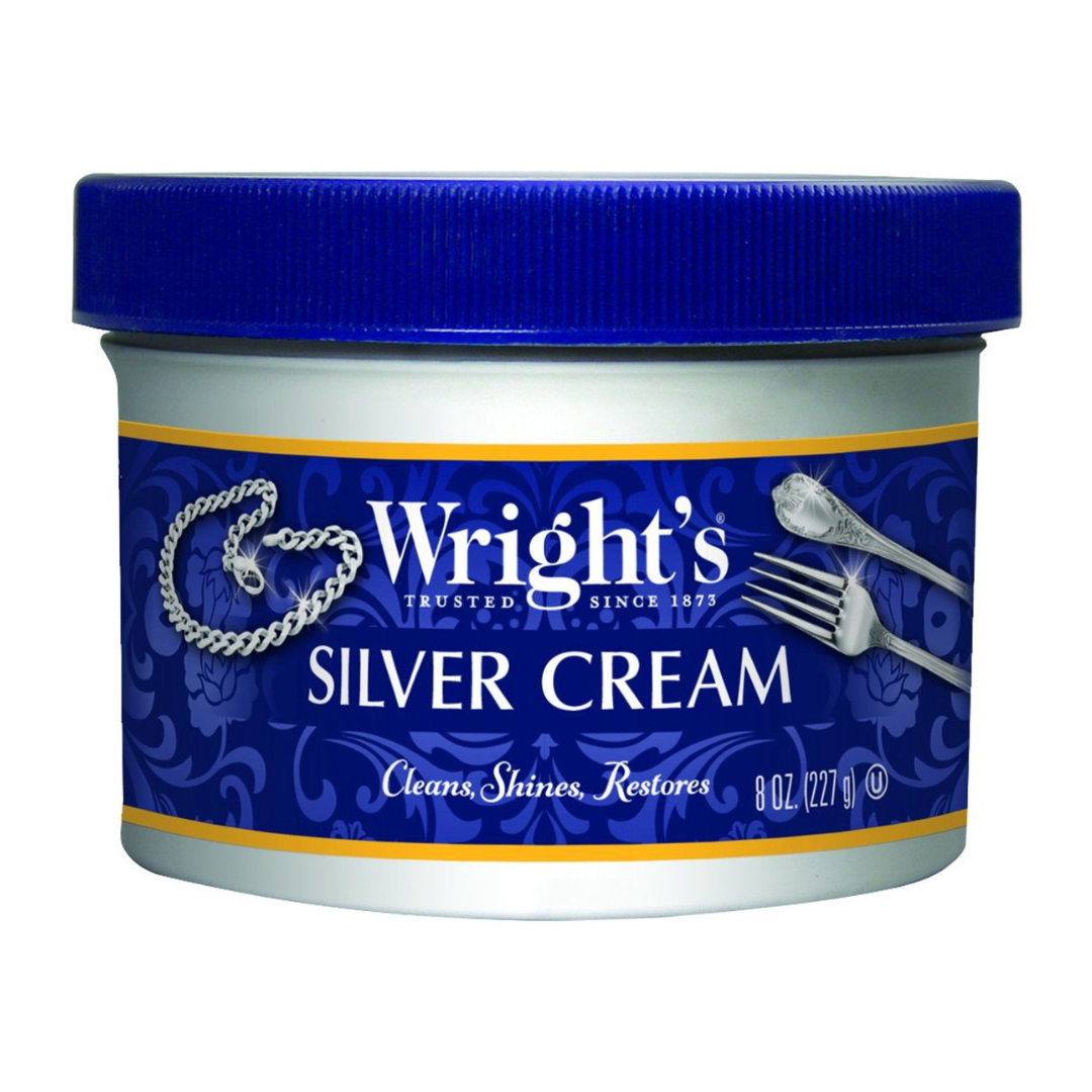 Wright's Silver Cleaner And Polish Cream Gently Clean And Remove Tarnish Without Scratching - 227g