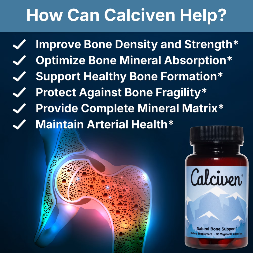 Nutreance Calciven Natural Bone Support Supplement, 30 Capsules