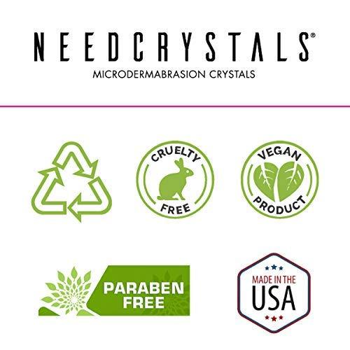 NeedCrystals Microdermabrasion Crystals, Skincare Booster 100% Natural Exfoliating Crystals 8 oz