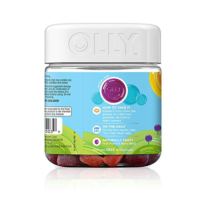 OLLY Kids Multi + Probiotic Gummy Multivitamin, 35 Day Supply (70 Gummies)