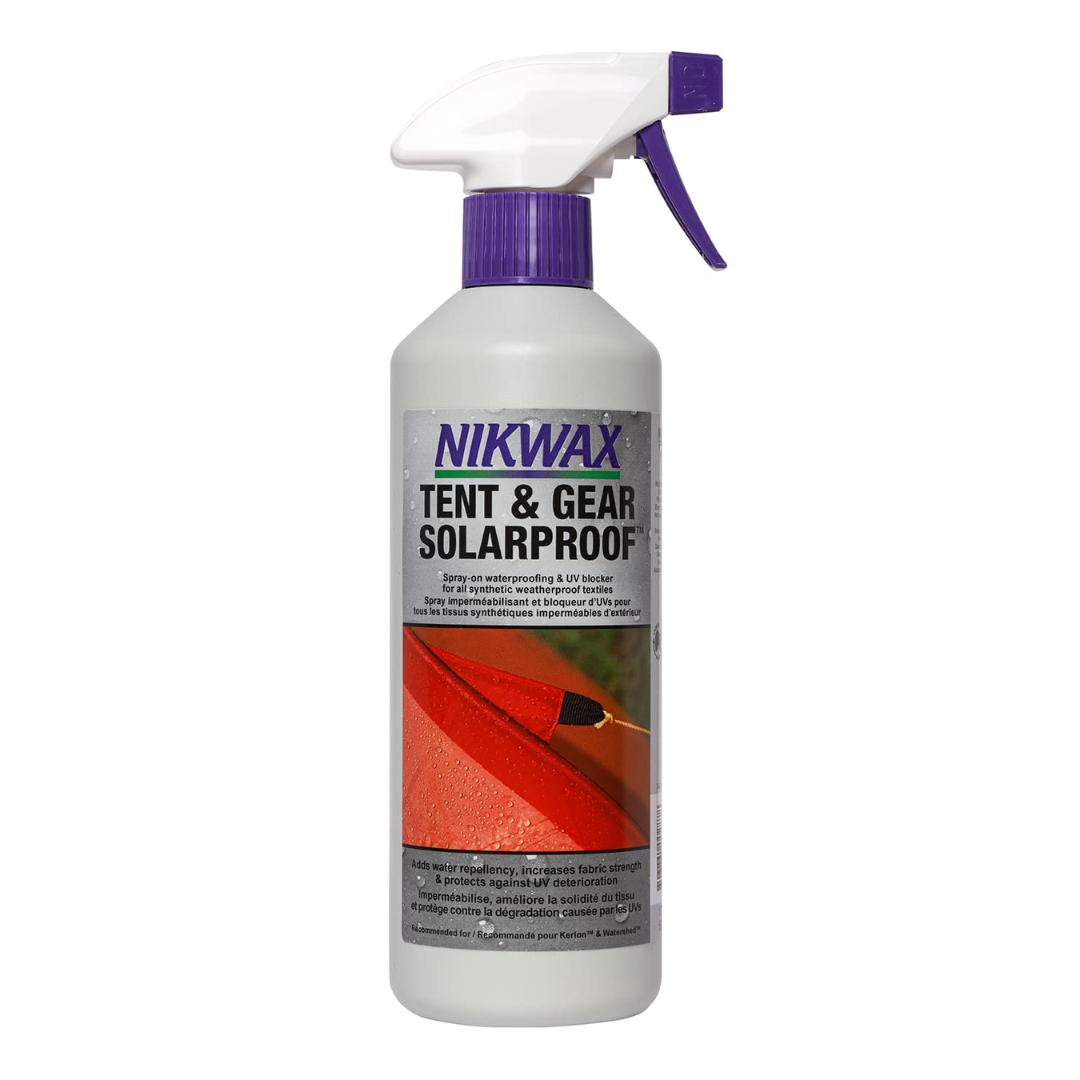 Nikwax Tent & Gear SolarProof Spray-On Waterproofer & UV Blocker, 17 oz / 500 ml