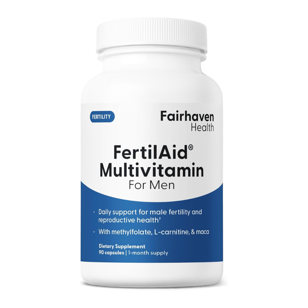 Fairhaven Health FertilAid for Men Dietary Supplement, 90 Capsules